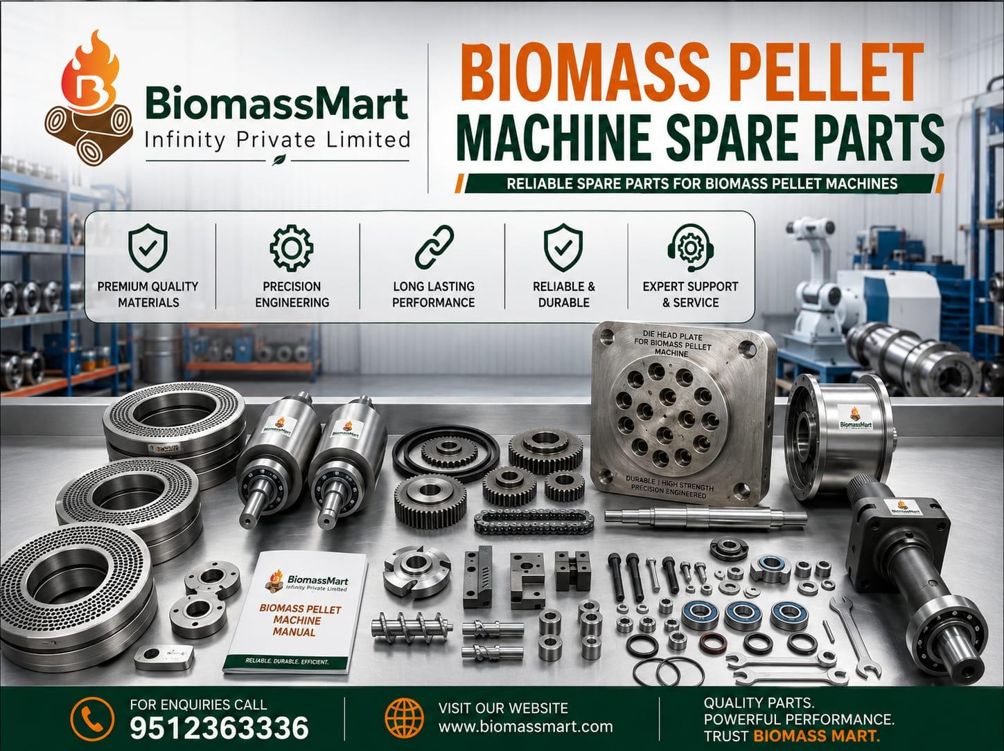 Biomass pellet Machine spear parts